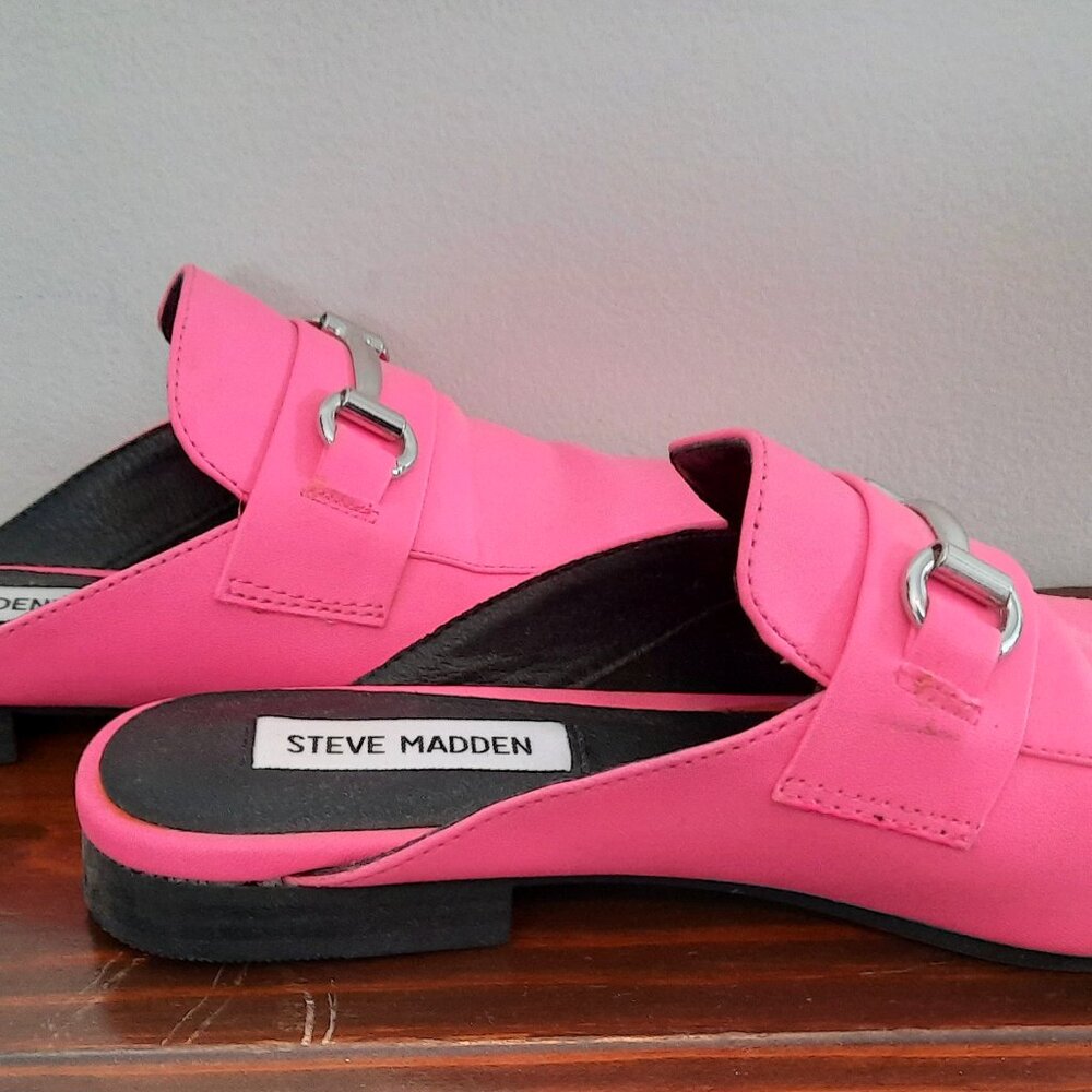 Steve Madden Kandi Pink Mules Size 6 - Picture 5 of 7